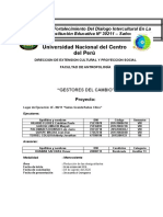 Plan de Proyección Social