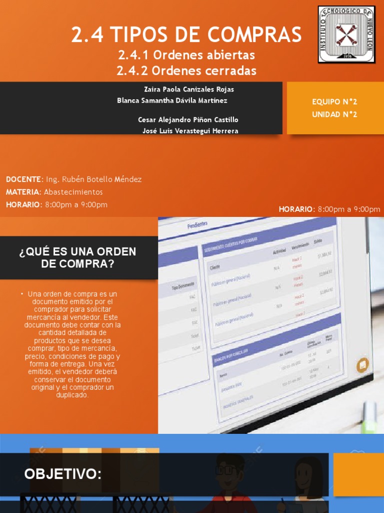 Tipos de Compras y Órdenes de Compra | PDF | Obtención | Presupuesto