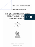 Quartermaster Corps Operations in The War Against Germany