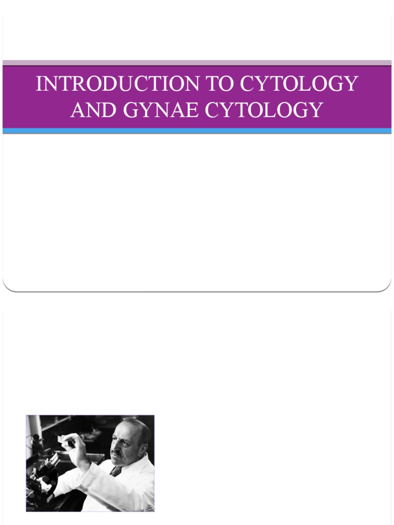 Introduction To Cytology and Cytological TechniquesDbb40103 2019 PDF