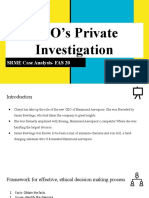 CEO's Private Investigation: SRME Case Analysis-FAS 20