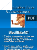 Communication Styles & Assertiveness