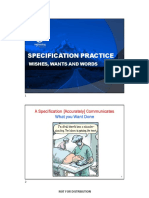 Specification Practice - 06 March 2020