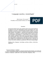 Lenguaje Escrito y Tecnologia - Marianne Peronard