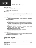 Module 1 - Week1 and 2 - Platform Technologies PDF