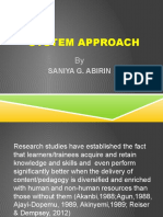 System Approach - Saniya - Abirin