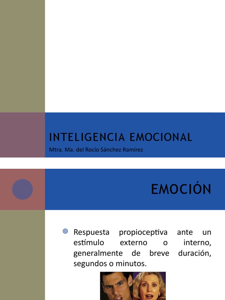 Inteligencia Emocional en Manejo de Conflictos | PDF | Inteligencia ...