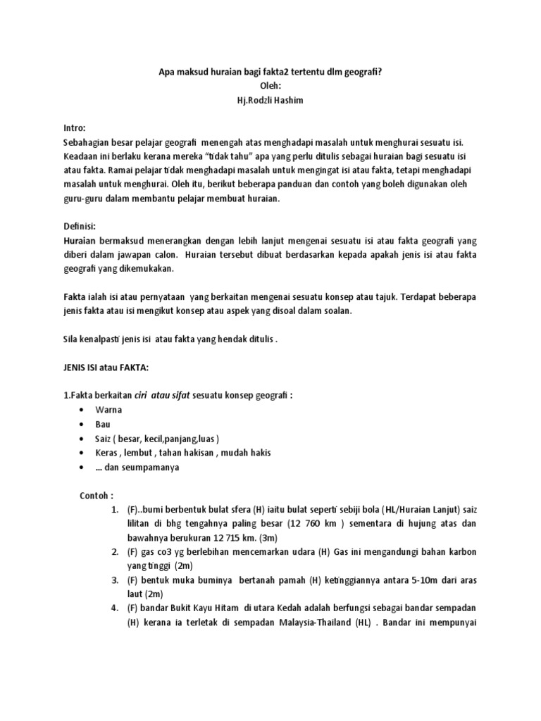 Apakah Maksud Huraian Pdf