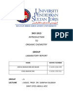 TO Organic Chemistry: Group: A: Assoc. Prof. Dr. Saripah Salbiah