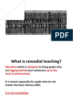 S2 Effective Remedial Teaching PPT Slides