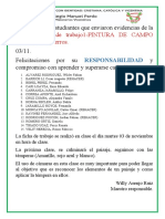 Reporte ficha 1 2B SEC Pintura Elementos del paisaje ARBOLES CASAS CERROS.