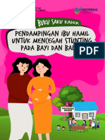 BUKU SAKU - Kader Pendampingan Ibu Hamil Untuk Mencegah Stunting Pada Bayi Dan Balita - 105x165mm