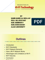 Wi-Fi Technology: Presentation On