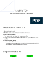 Mobile TCP: Made by Sarika Aher, Anagha Bagul & Faihzan Shaikh