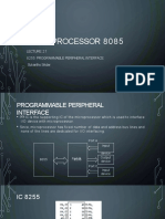 8255 Programmable Peripheral Interface