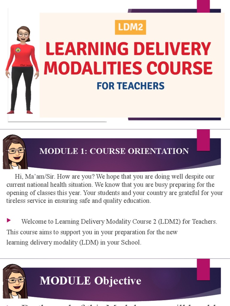 LDM2 Course Orientation for Teachers | PDF | Lesson Plan | Learning