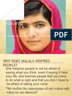 Malala Yousafzai: By: Tamara Gracia Medrano and Marco Hernández