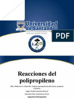 Reacciones Del Polipropileno
