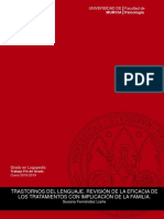 Revisión de la eficacia de los tratamientos logopédicos para trastornos del lenguaje con implicación familiar