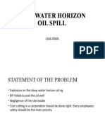 Deepwater Horizon Oil Spill: Case Study