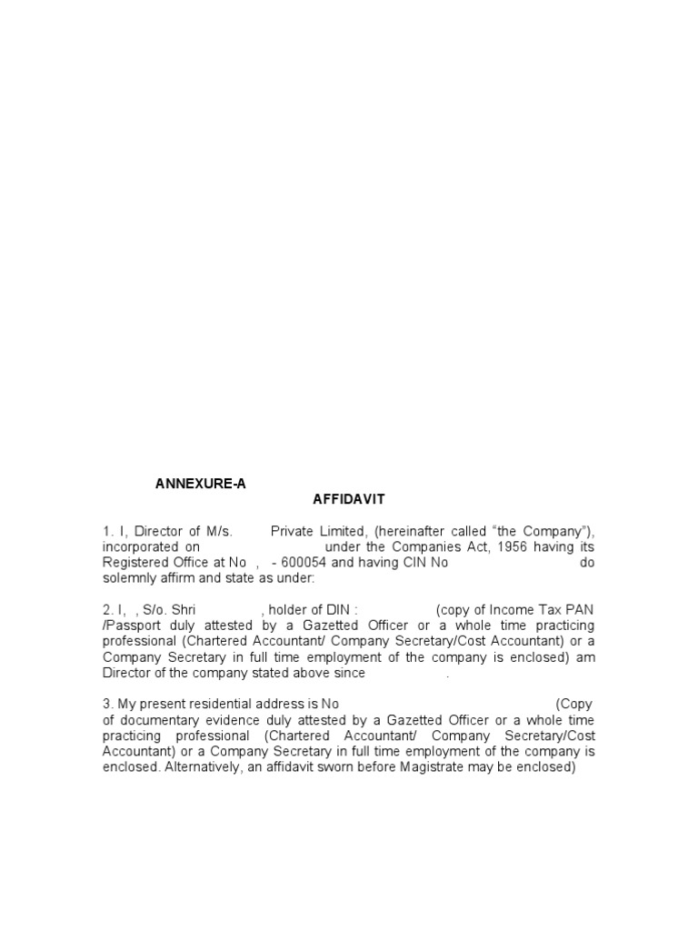Ees Format | PDF | Income Statement | Affidavit