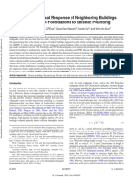 Three-Dimensional Response of Neighboring Buildings Sitting On Pile Foundations To Seismic Pounding