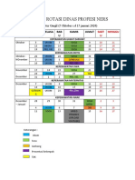 Jadwal Rotasi Dinas Profesi Ners