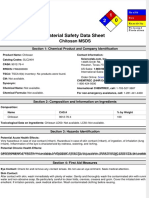 Material Safety Data Sheet: Chitosan MSDS