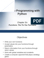 Guide To Programming With Python: Chapter Six