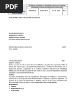 SG-SST-PR-15 PROCEDIMIENTO PARA REALIZACION DE AUDITORIAS