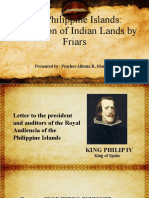 The Philippine Islands: Usurpation of Indian Lands by Friars