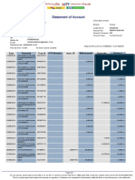 Statement of Account: Date Tran Id Remarks UTR Number Instr. ID Withdrawals Deposits Balance