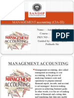 MANAGEMENT Accounting (CIA-III)