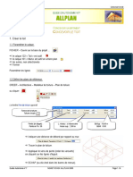 GUIDE D AUTONOMIE N 7 ALLPLAN. L. Niveau - Si Nécessaire Arase Sup. - 2.60 M. Indiquer Une Distance de Débord Par Rapport Au Mur.