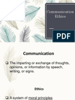 Communication Ethics