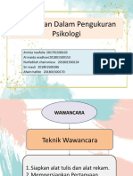 Penerapan Psikologi Pengukuran