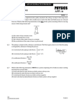 Physics: Class: Xi Target Jee 2022 Date