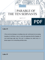 The Parable of The Ten Servants