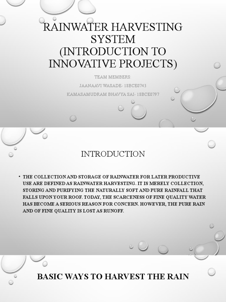 Rainwater Harvesting Techniques Guide | PDF | Rain | Surface Runoff