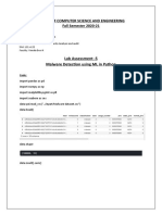 Machine Learning Malware Detection