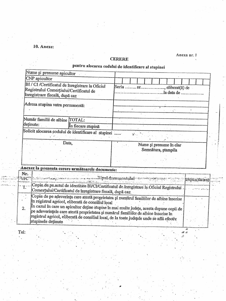Formulare OARZ | PDF