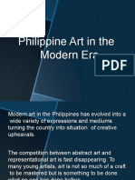 Philippine Art in The Modern Era
