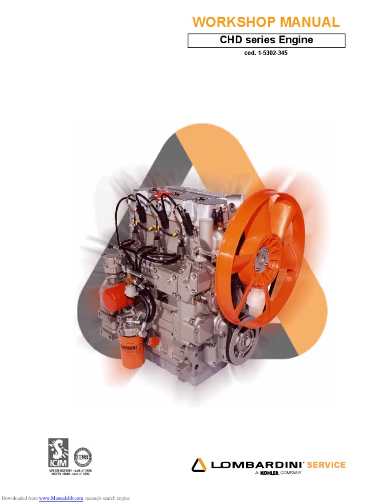 Workshop Manual: CHD Series Engine | PDF | Valve | Pump