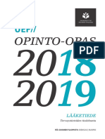 UEF Lääketiede Opinto Opas 2018 2019