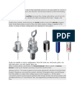 Diodes Are Available in Various Configurations. From Left: Metal Case, Stud Mount, Plastic Case With Band, Plastic Case With Chamfer, Glass Case
