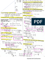 Power Plant Engineering Formula Summary