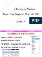 CB VII Computer Studies Ch2 FunctionsandChartsinCalc