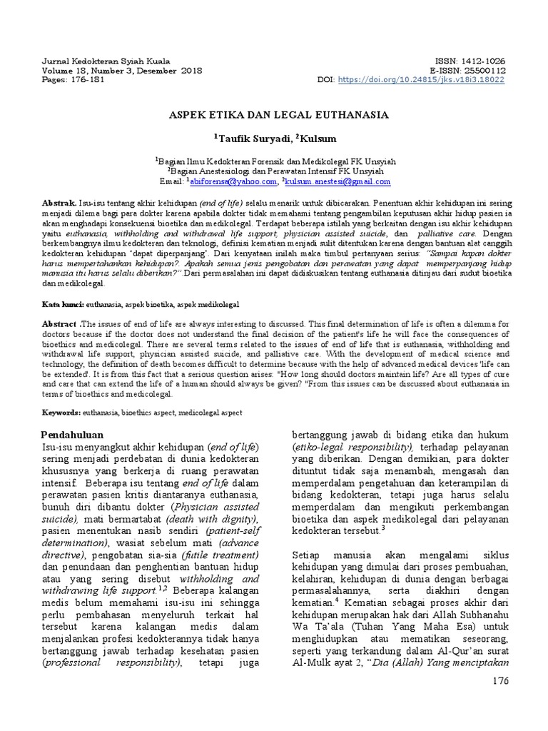 Isu End Of Life Pdf