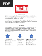 Berlin Packaging Is A Supplier Of: 3. Mission