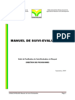 Manuel de Suivi et Evaluation